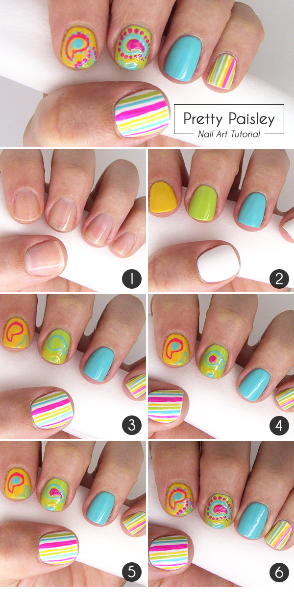 19 Step by Step Summer Nail Tutorials