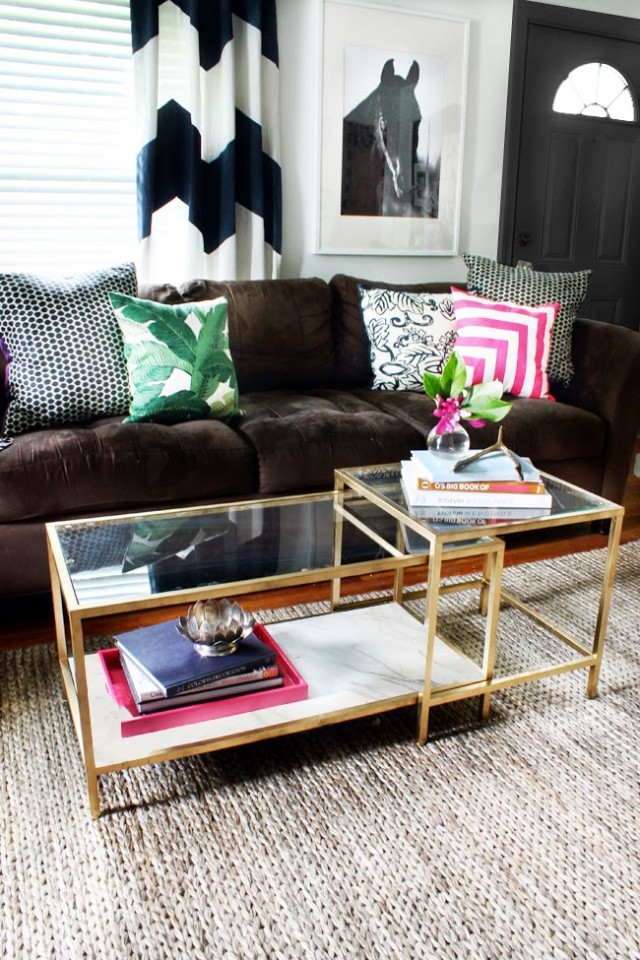 7-ikea-hack-diy-Coffee-Table-gold-spray-paint-how-to-budget-easy-makeover-cheap-marble-faux-fake-metallic-living-room-glass-top-better-decorating-bible-blog