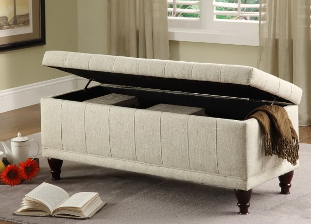 bedroom storage ottoman bench