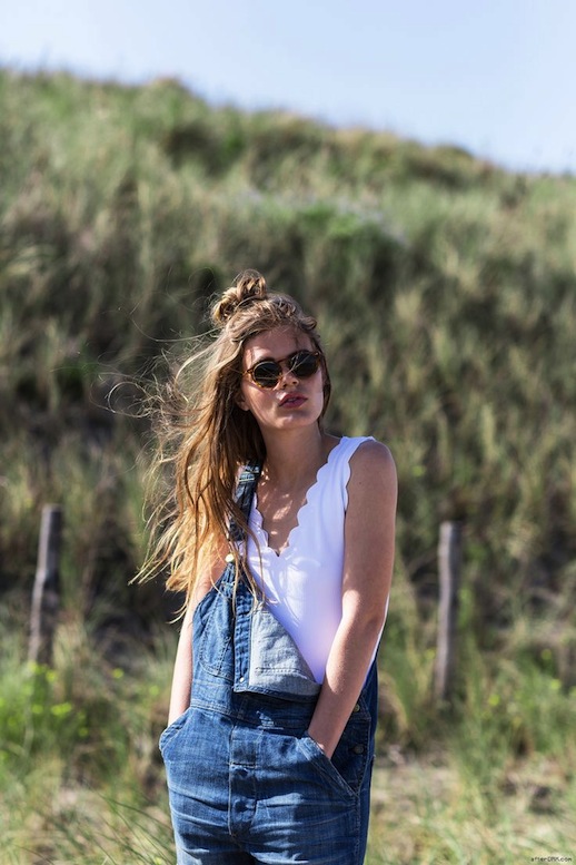 2-Le-Fashion-Blog-19-Ways-To-Wear-A-Half-Up-Top-Knot-Bun-Long-Hair-Overalls-Via-AfterDrk