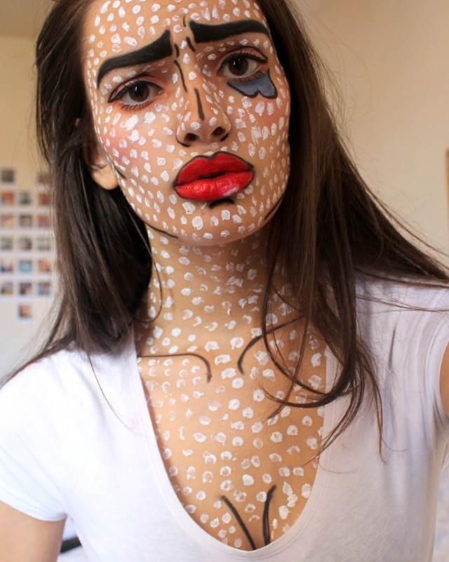 peexo-fashion-beauty-halloween ideas-inspiration-pop art-costume-makeup-halloween (3)