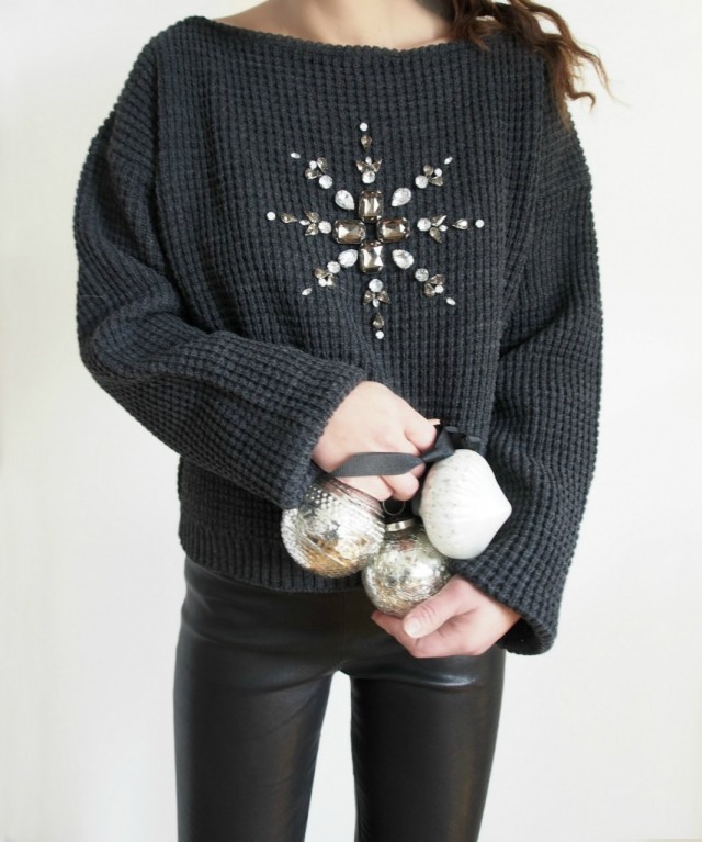 DIY-Mandala-Embellished-Holiday-Sweater-Refashion-854x1024