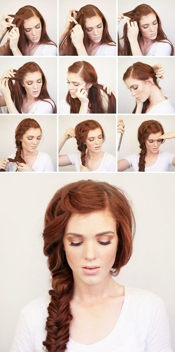 Bohemian Side Braid Hair Style Tutorial-Hairstyle for Long Hair