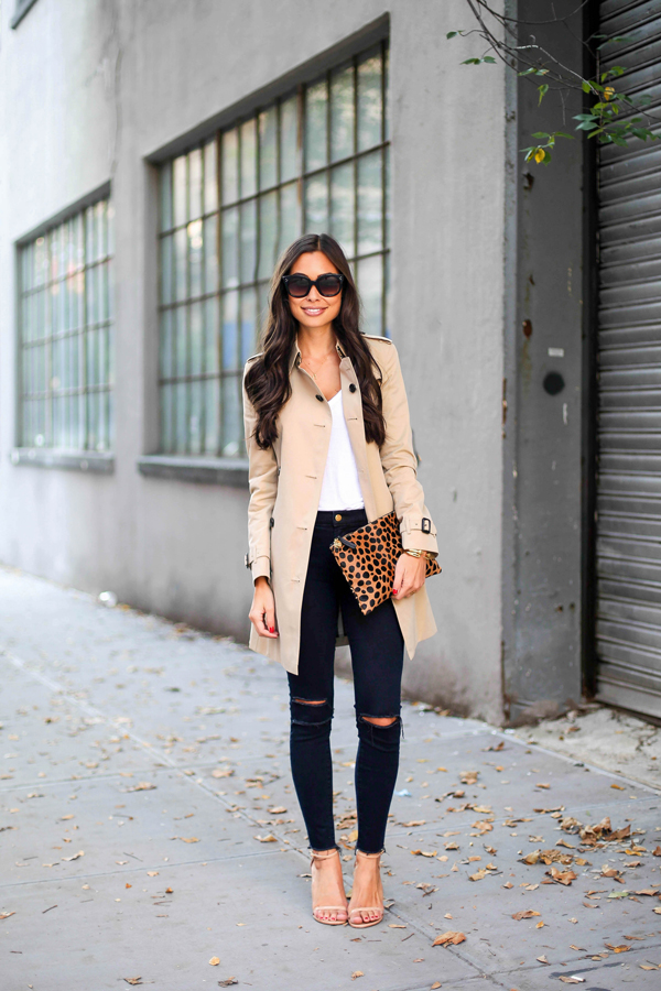 beige coat