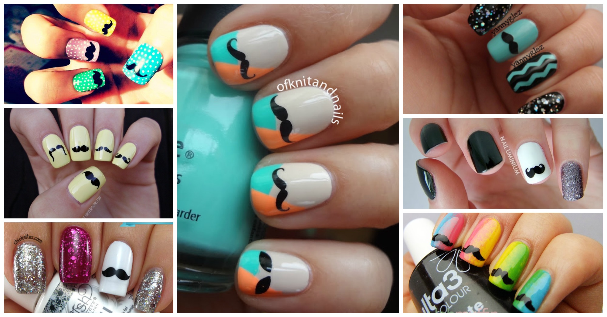 Brilliant Movember Nail Designs to Copy This Month