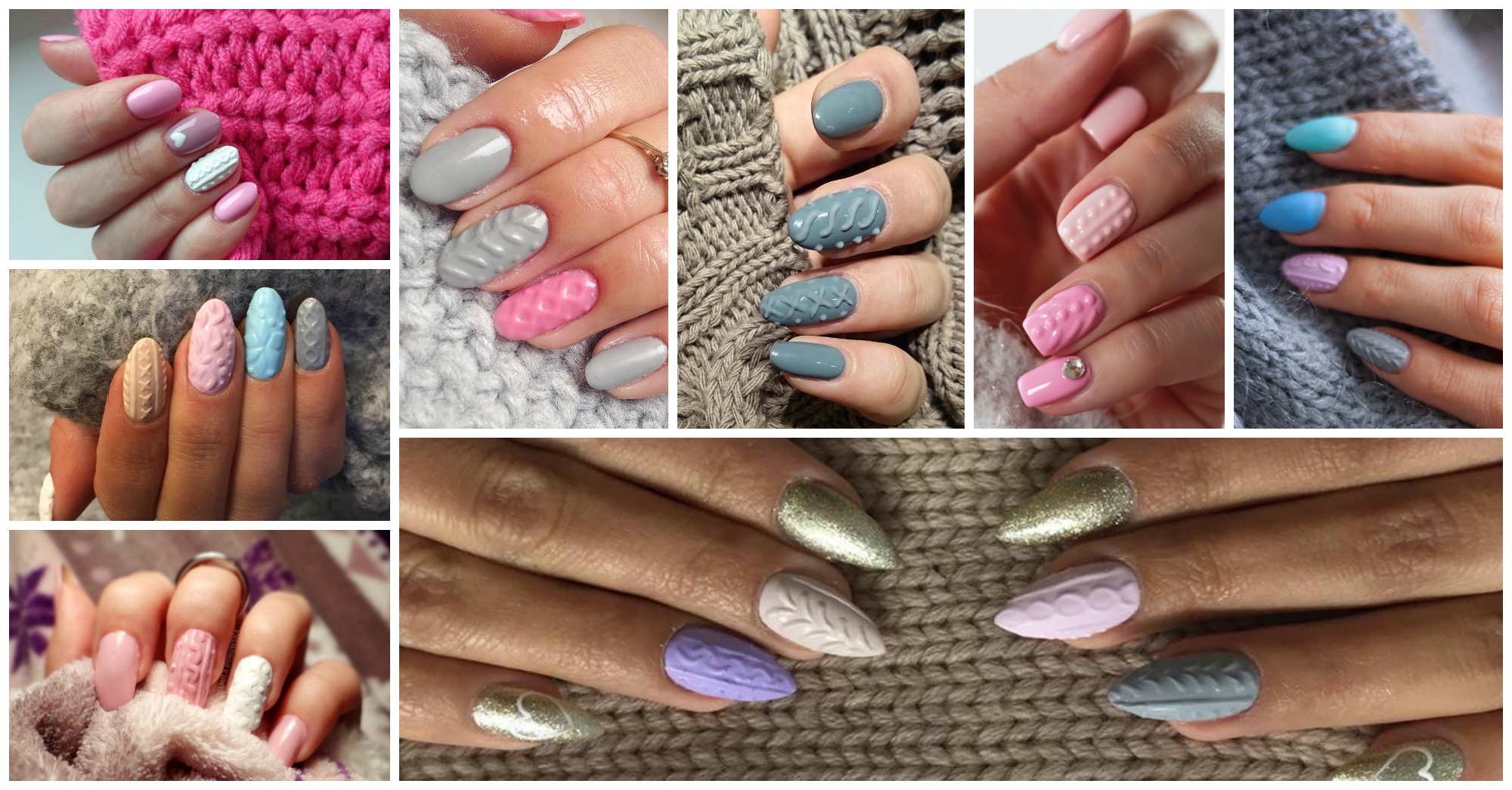 15 Sweater Inspired Nail Designs