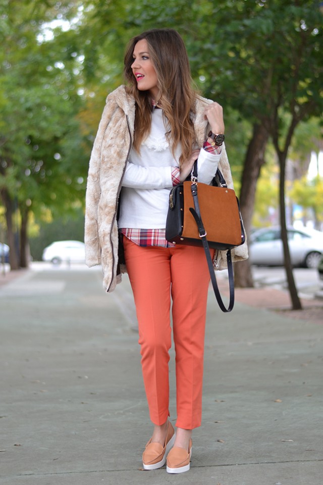 orange pants