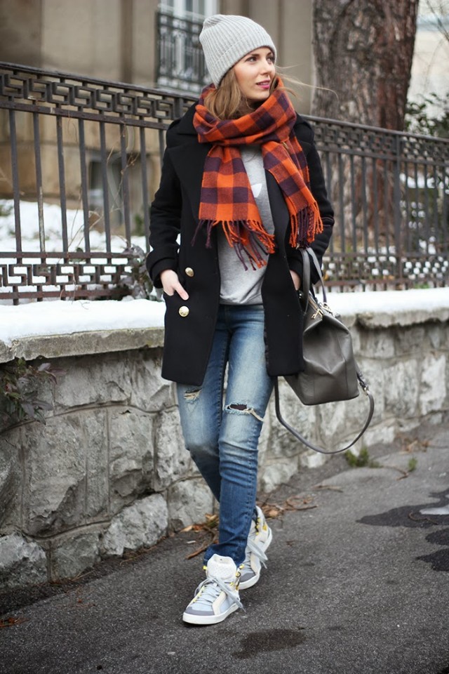 tartan scarf