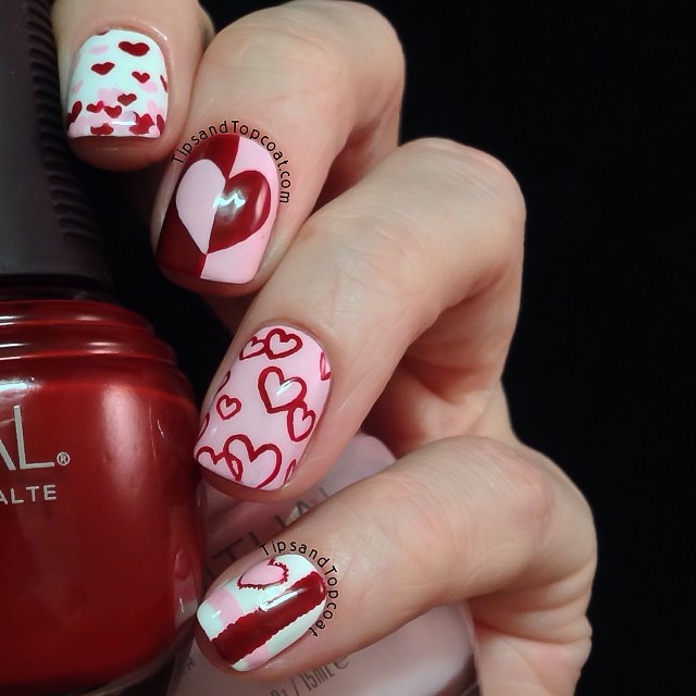 20 Sweet Valentine's Day Nail Art Designs