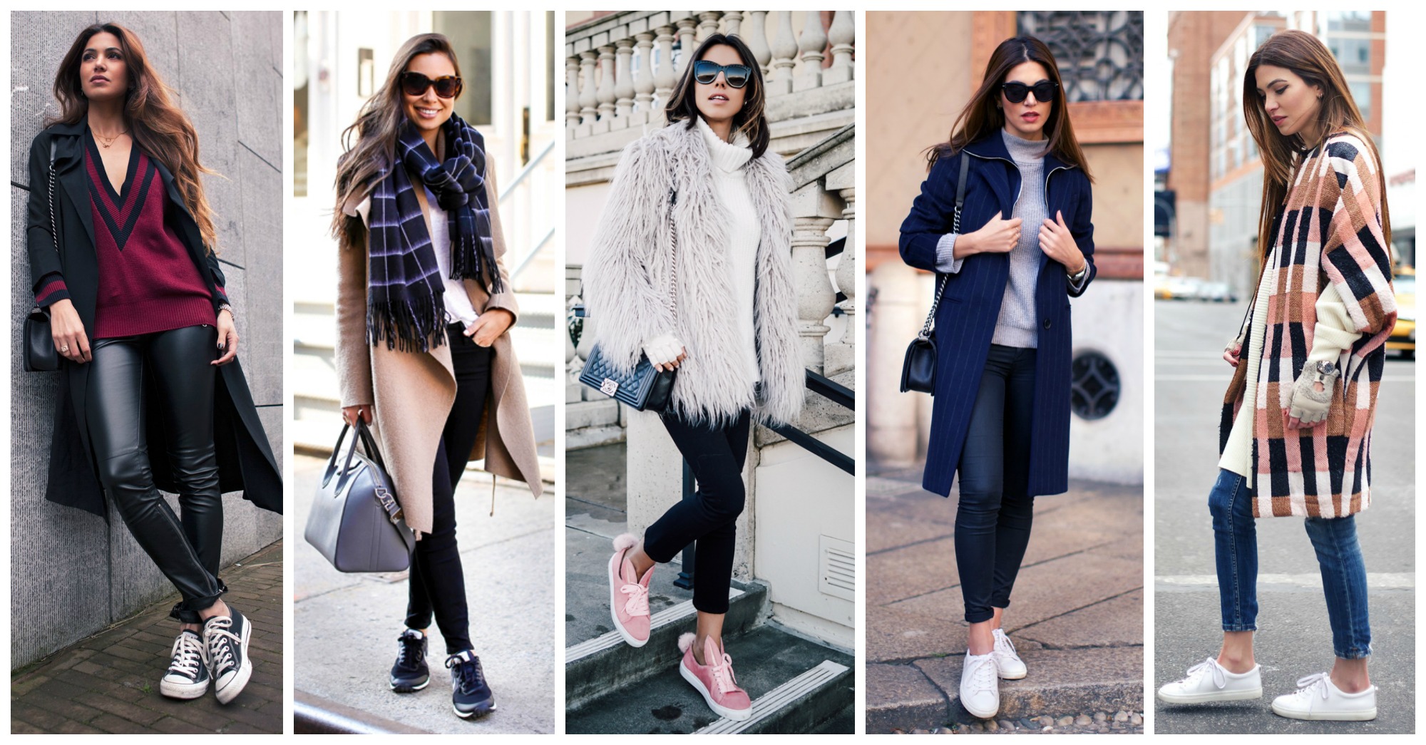 Beautiful Casual Outfits with Sneakers to Wear This Winter