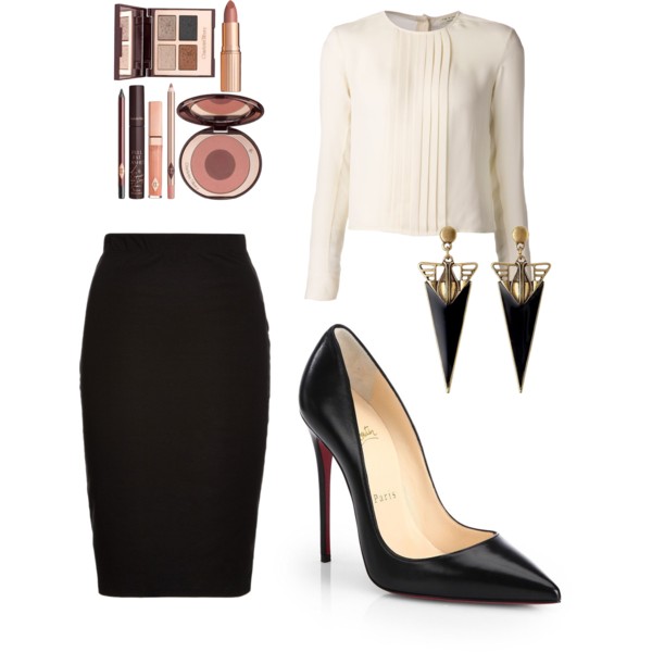 Modern Winter Polyvore Outfits to Wear to Work