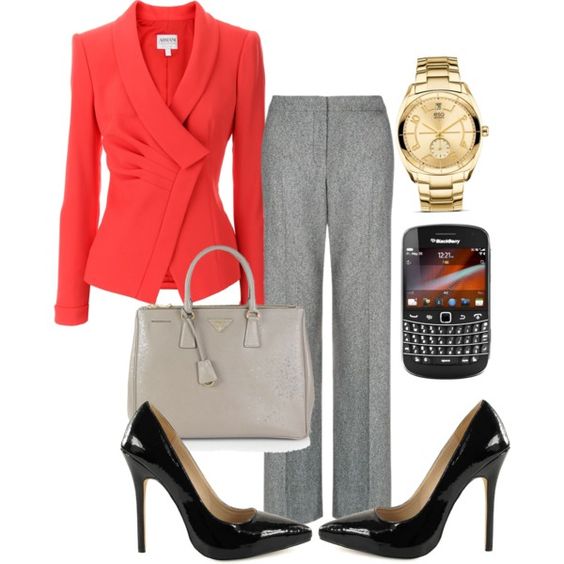 Modern Winter Polyvore Outfits to Wear to Work