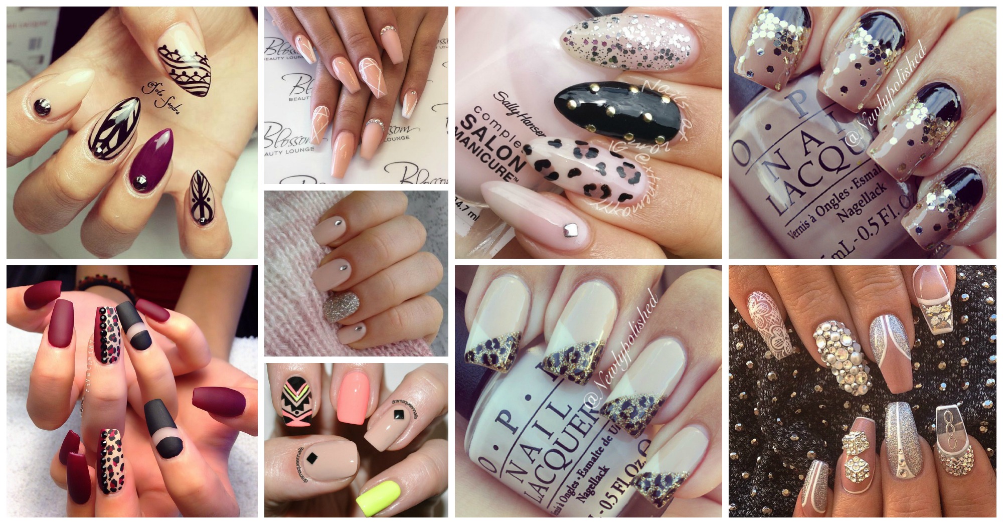 Beige and White Nail Art Designs - wide 5