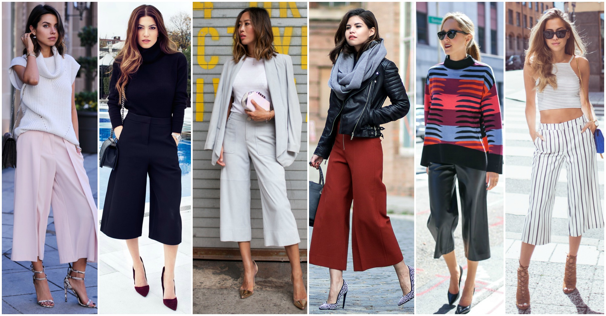 20 Ideas of How to Wear Culottes All Year Round
