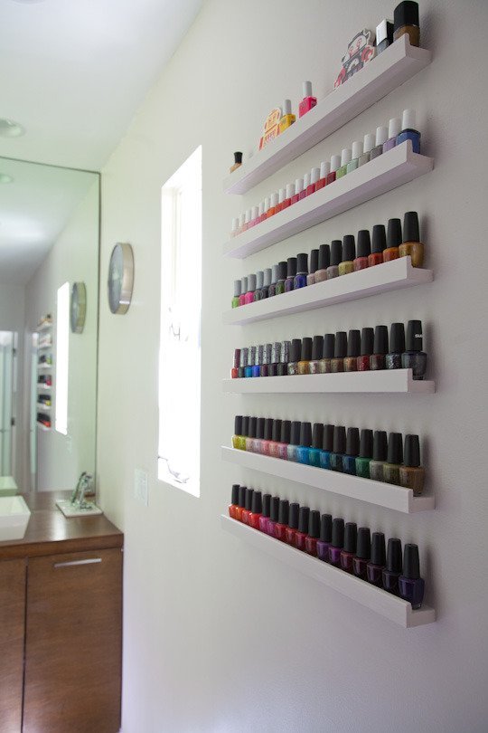 DIY ORGANIZADOR DE ESMALTES NAIL POLISH DISPLAY 