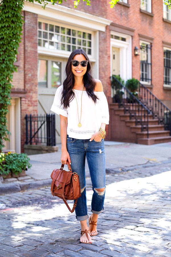 15 Chic Ways to Follow the Off the Shoulders Fashion Trend