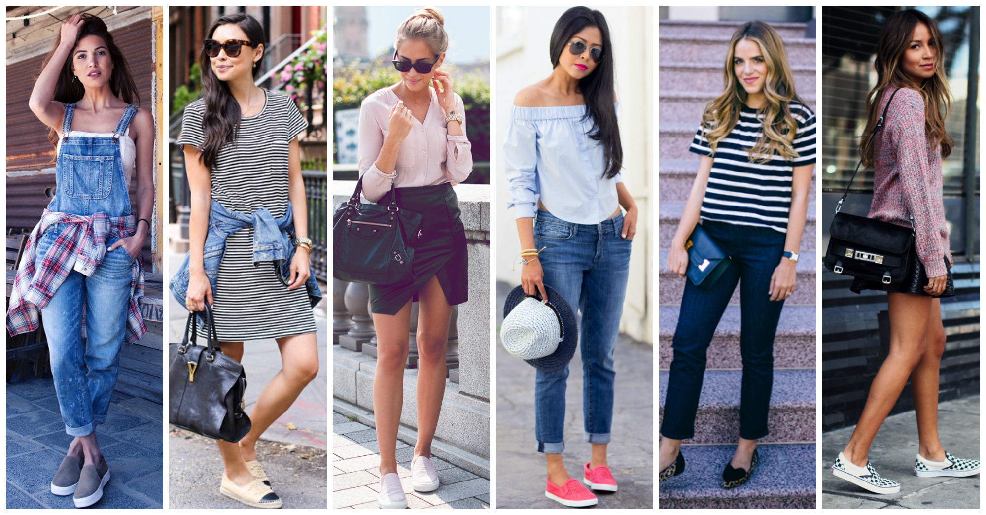 17 Fashionable Ways to Wear Slip On Sneakers In Spring