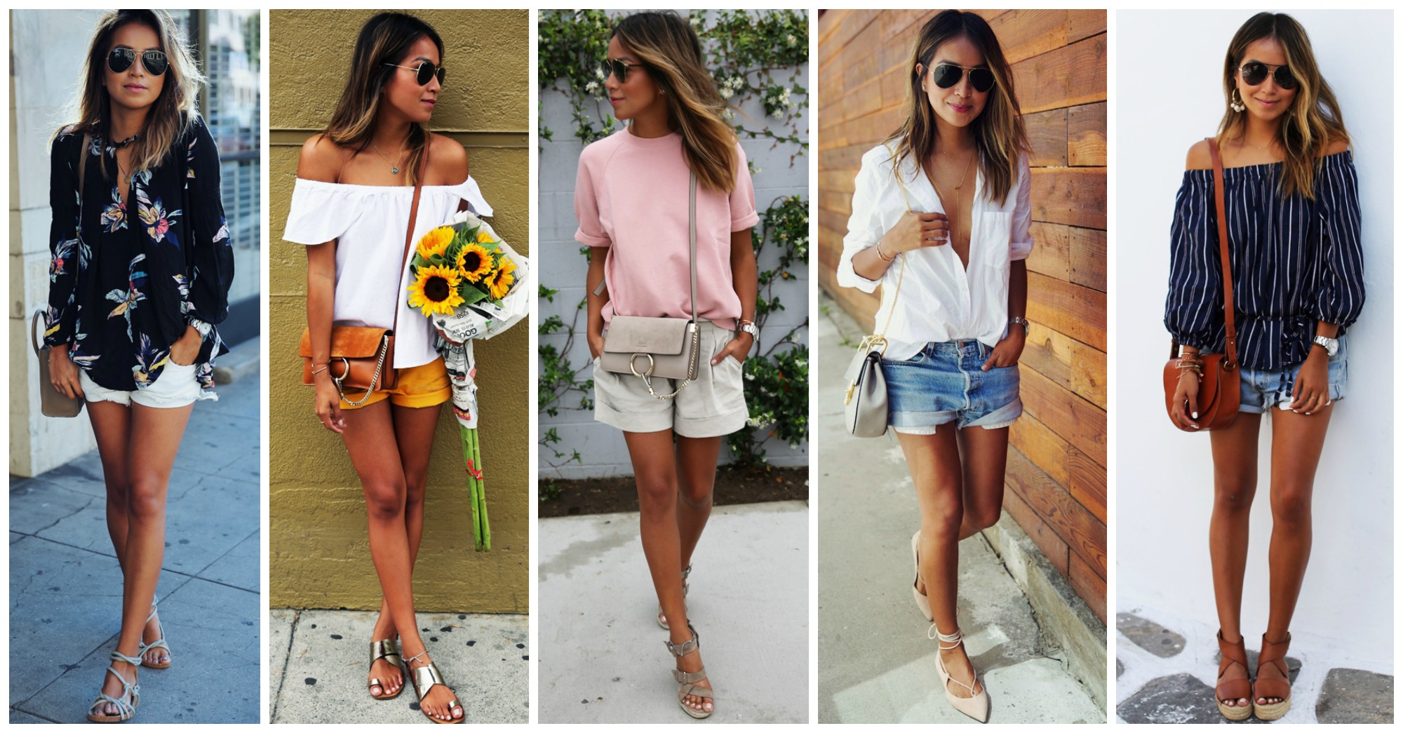 10 Lovely Outfits with Shorts Worn by the Fashion Blogger Sincerely Jules