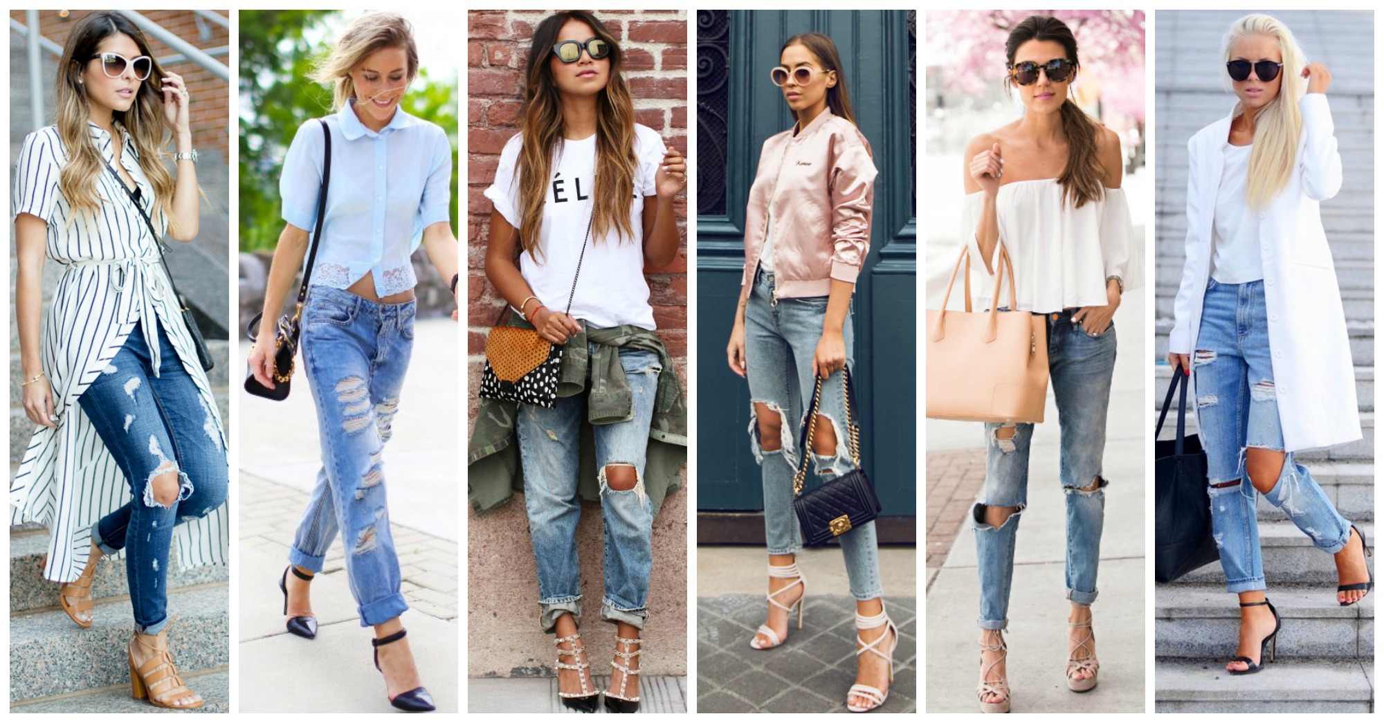 14 Outstanding Combos with Ripped Jeans to Copy Right Now