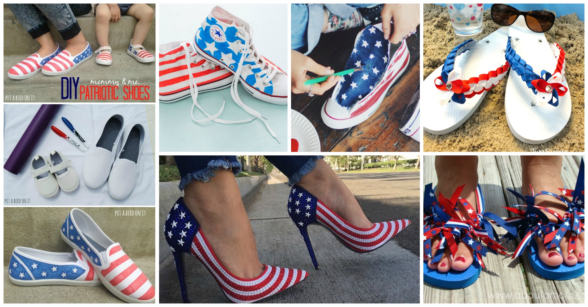 13 Awesome DIY 4th of July Shoes You Should Try to Make Now