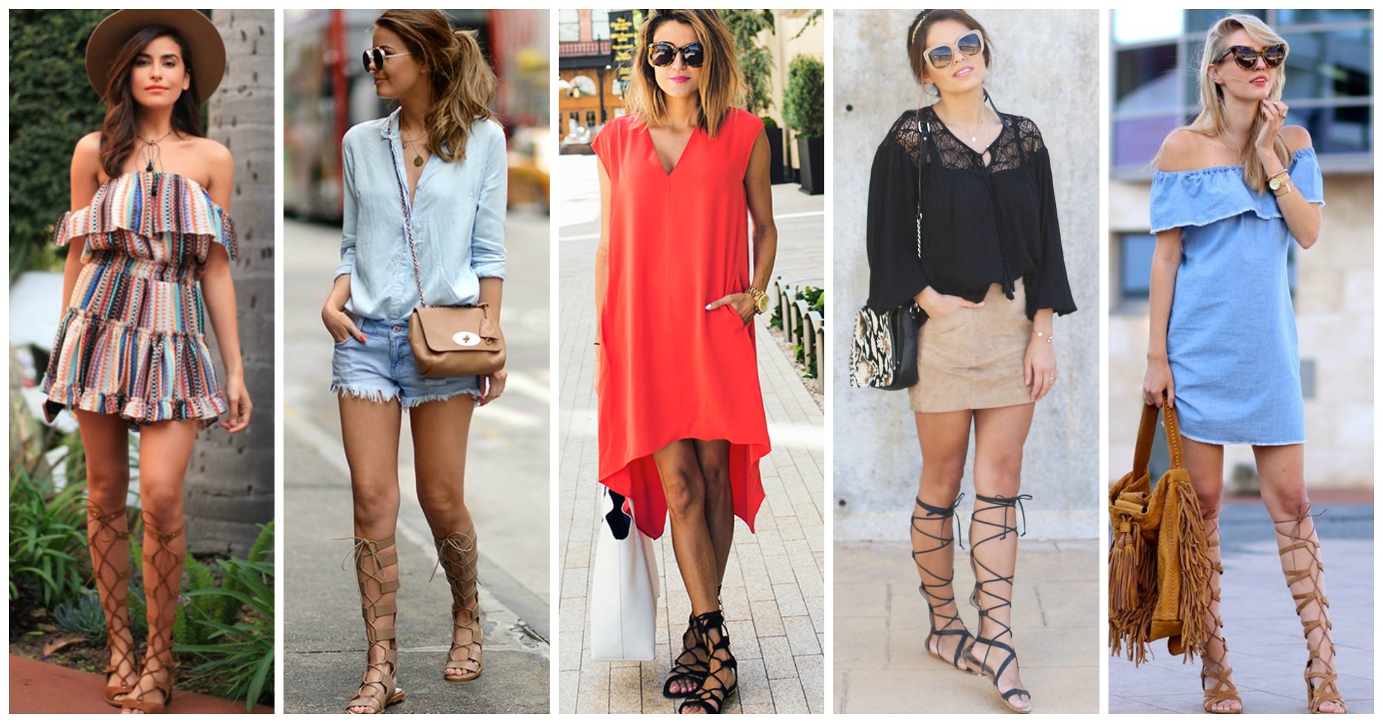 15 Fashionable Ways to Wear Gladiator Sandals