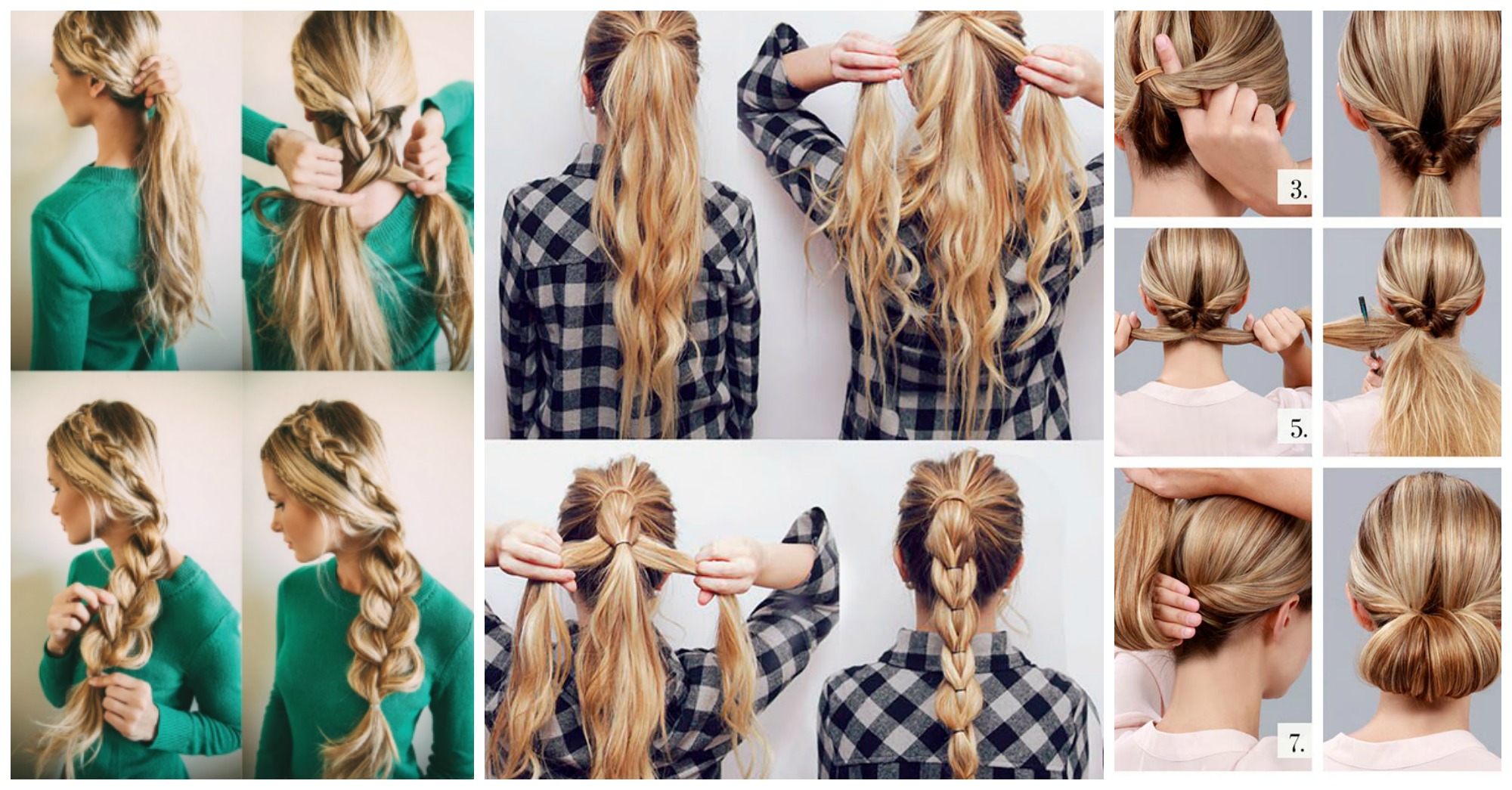 15 Step by Step Hairstyle Tutorials to Do in Less Than 5 Min