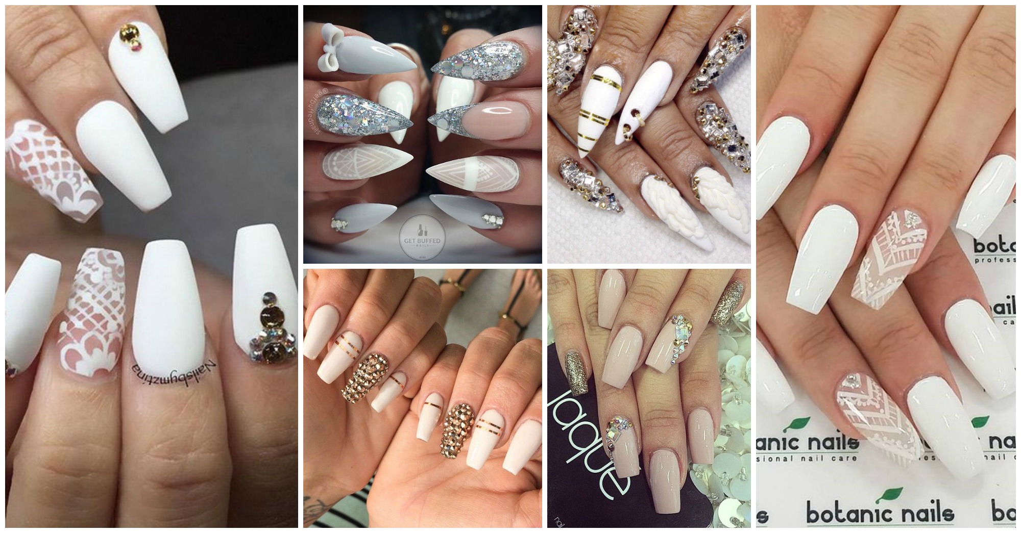 12 Charming Bridal Nail Designs You Should Not Miss