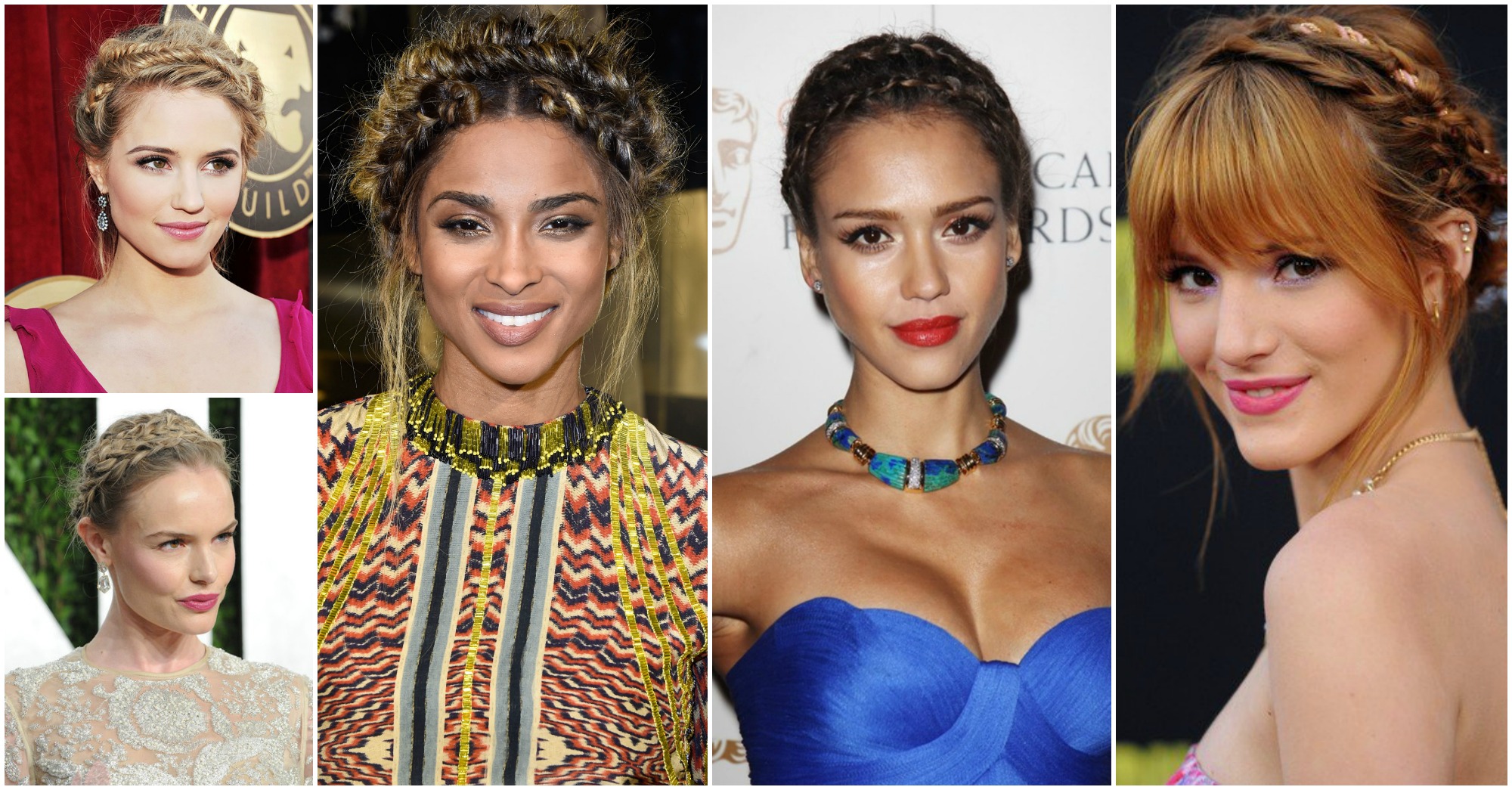 10 Stunning Crown Braids Worn by Celebrities