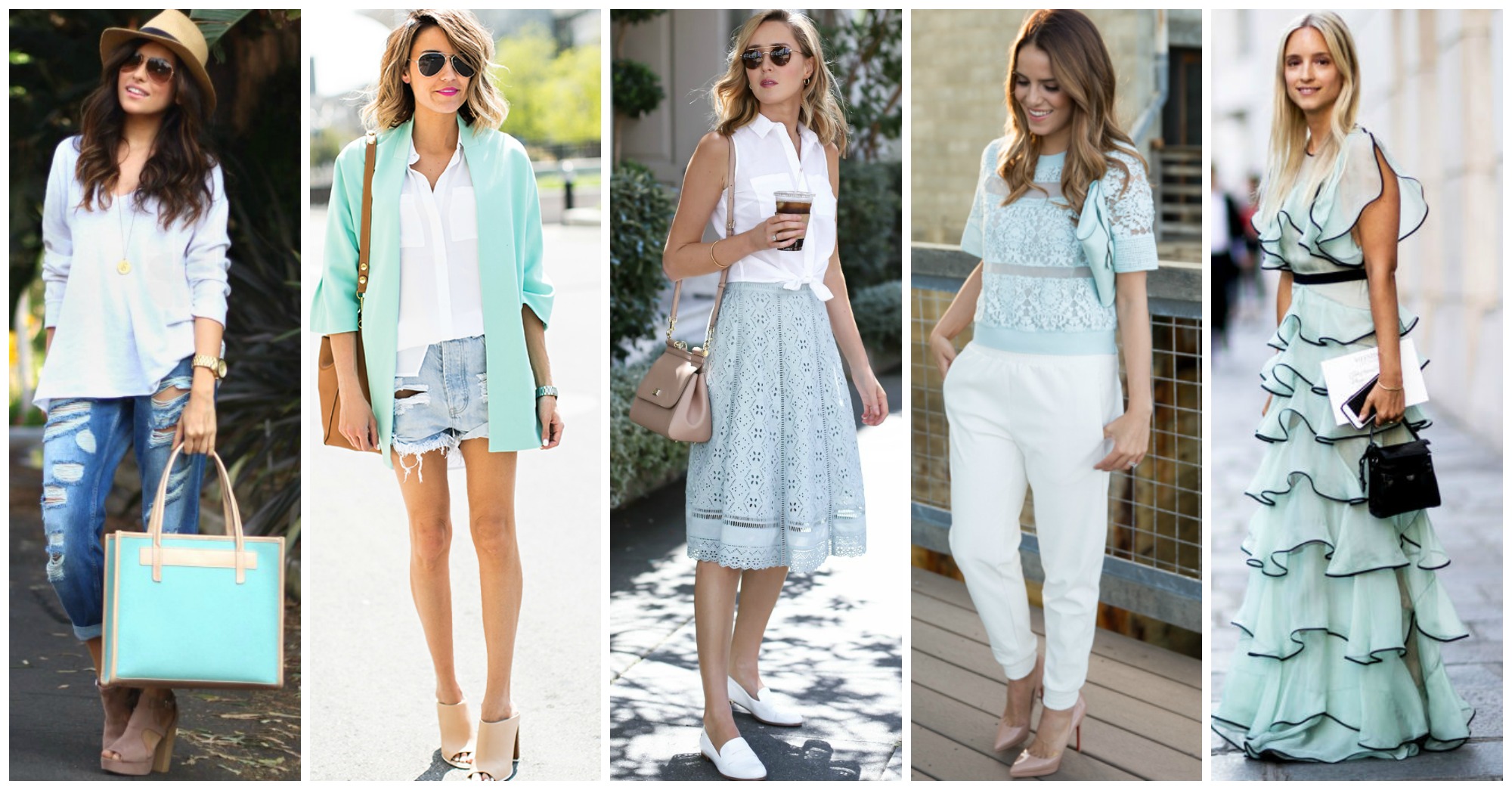 15 Chic Ways to Wear Mint Green This Summer