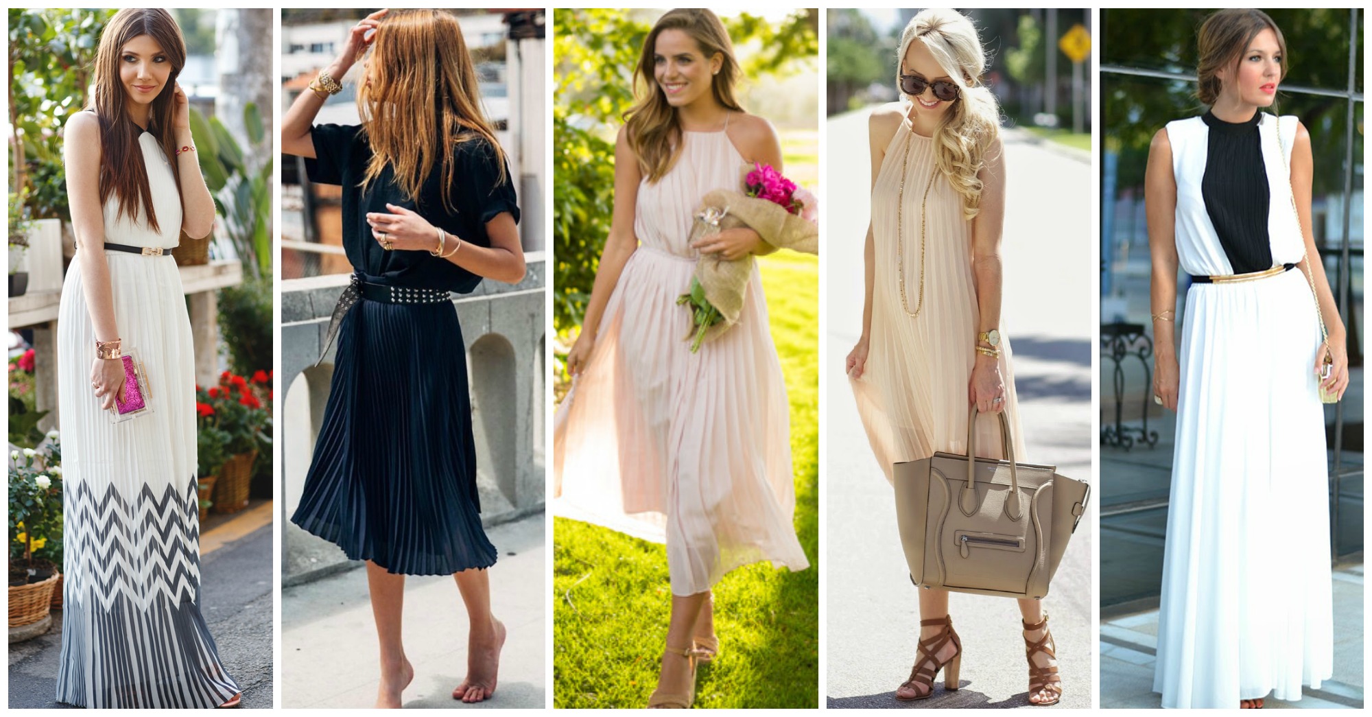 12 Charming Pleated Dresses To Wear Till The End Of The Summer