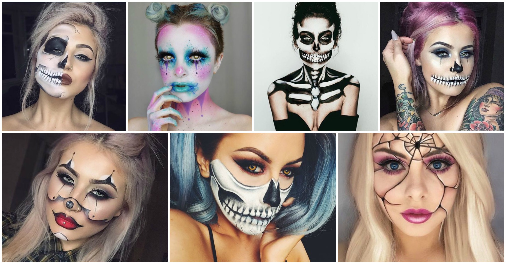10 Terrifying Halloween Makeup  Looks You Can Create With 