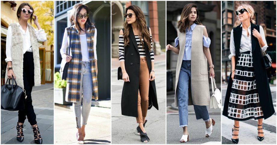 18 Stupendous Ways to Wear Long Vest Right Now