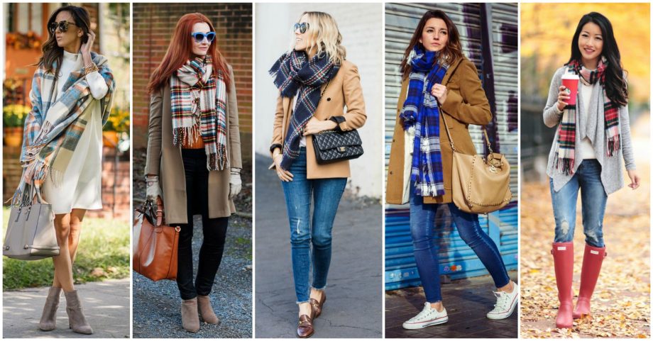 16 Ideas to Spice Up Your Look With a Tartan Scarf