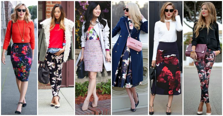 Fashionable Ways to Wear Floral Patterns in Fall