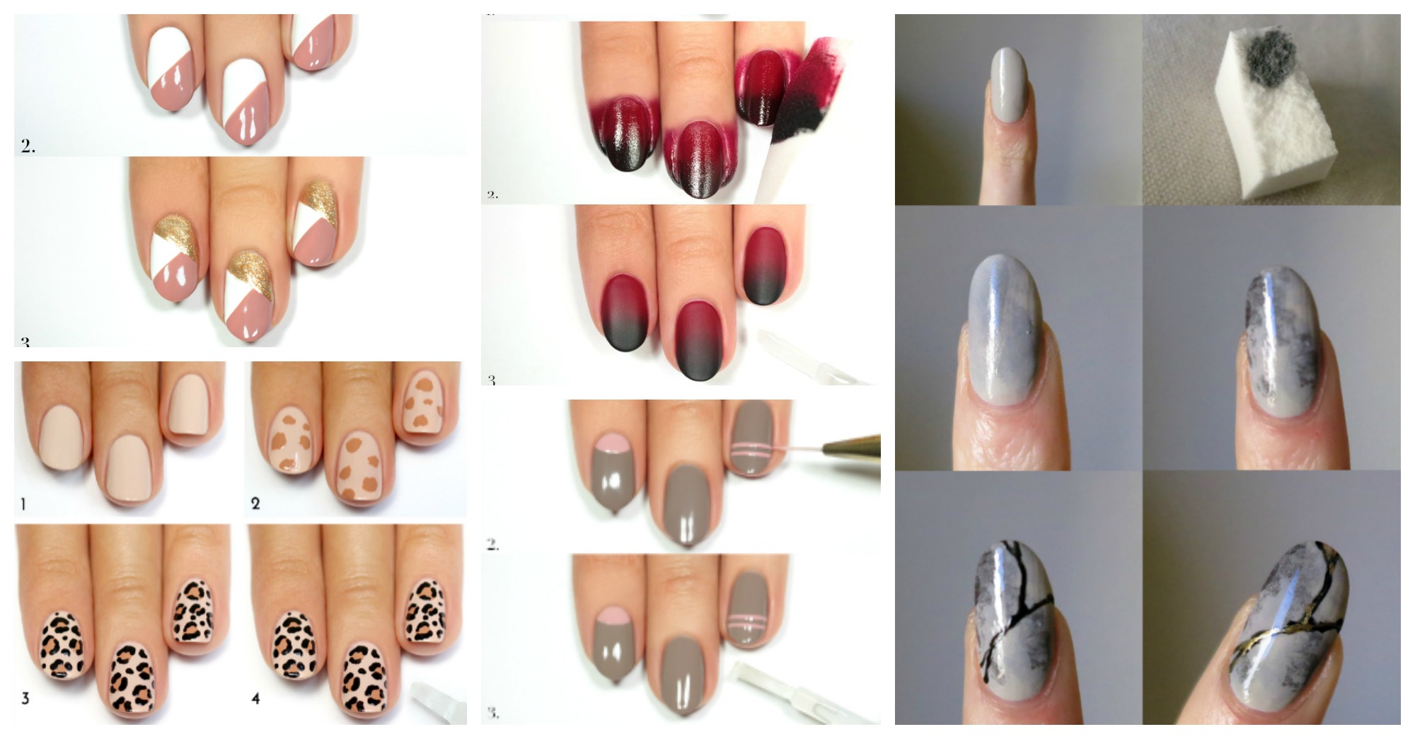 easy and plan step by step nail design