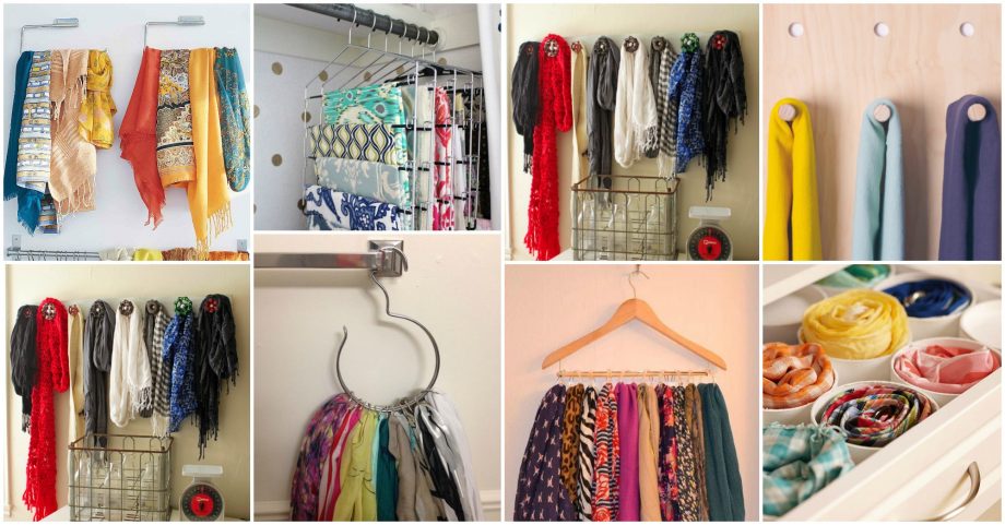 14 DIY Storage Hacks for Girls With Too Many Scarves