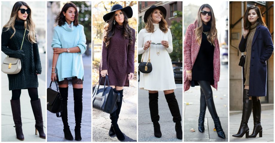 18 Gorgeous Turtleneck Dresses to Wear This Fall