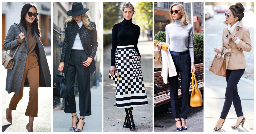 15 Stylish Office Outfits with Turtlenecks to Copy Now