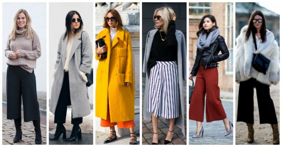 16 Ways to Make Culottes Work for the Winter