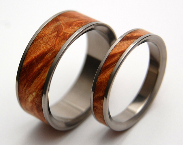 Celebrating Life and Natural Beauty with Wooden Wedding Bands