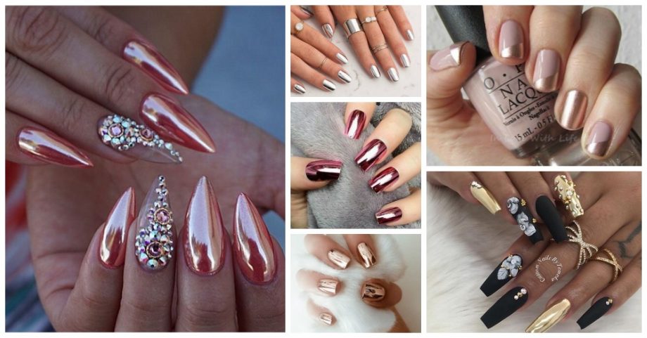 10 Beautiful Metallic Nails to Try Now