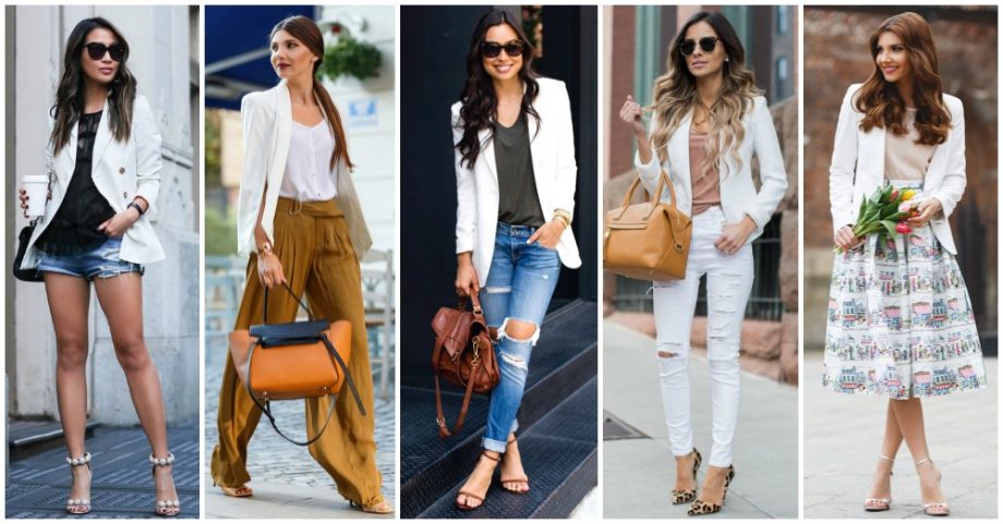 Fresh Ideas for Wearing White Blazer This Spring