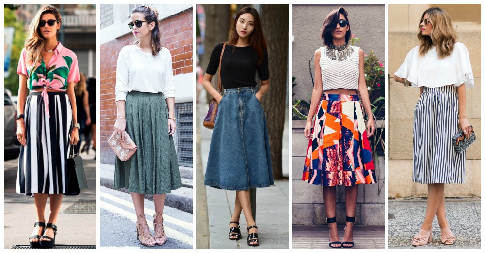 Ideas to Style Your Midi Skirt Right Now