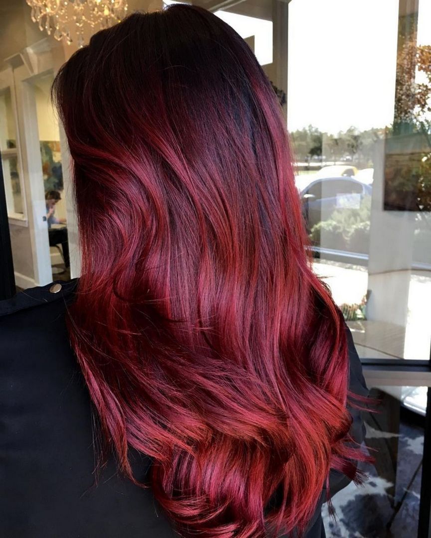 See Why Cranberry Hair Is The Hottest Trend This Season